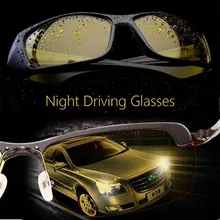 Очки ночного видения для вождения, желтые, черные линзы, защита водителя, УФ очки, модные очки для мужчин и женщин, день, ночь, стекло
