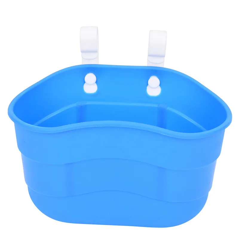 Children Bicycle BasketBike Plastic Hanging Front Handlebar Carrier Saddlebag 24.3*15.5*12.7cm