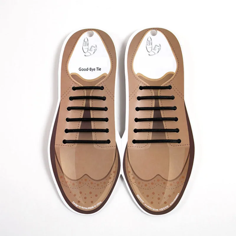 New Design Silicone Shoelaces For Leather Shoes Special Shoelace For