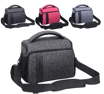 

Portable Canvas Shoulder Mirrorless Camera Case DV Bag For Nikon Canon Sony Tool bags