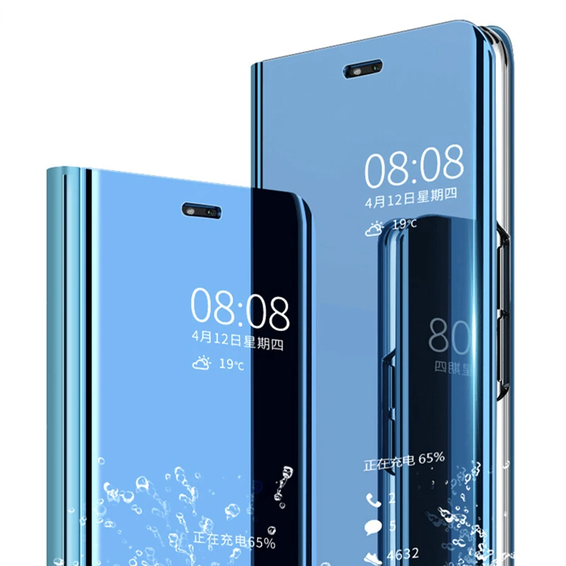

Smart View Flip Mirror Case For Xiaomi Pocophone F1 Cover PU Leather Cases For Xiaomi pocophone f1 poco f1 Max 3 Coque Fundas