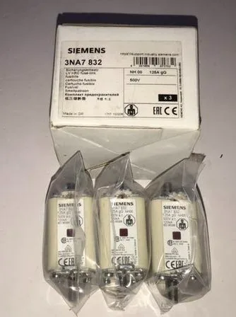 Предохранители: 3NA7832 125A 500V NH00 gG / 3NA7836 160A 3NA7830-7 100A | Автомобили и мотоциклы