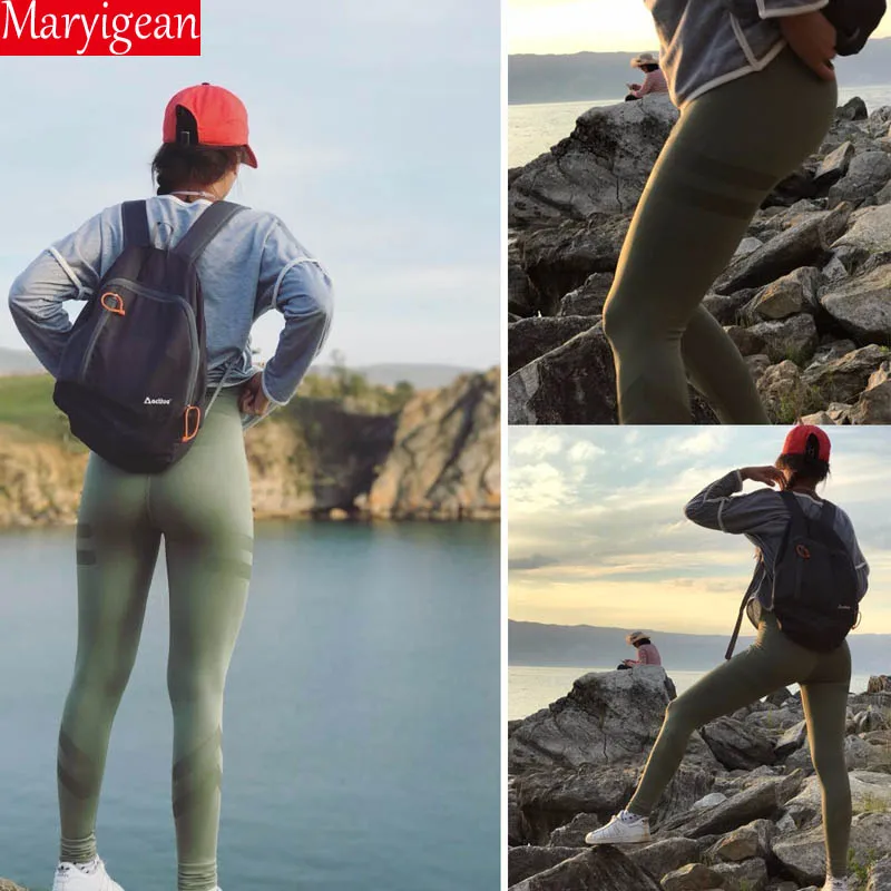 Maryigean 5 Colors Army Green Sporting Leggings Clothing For Women