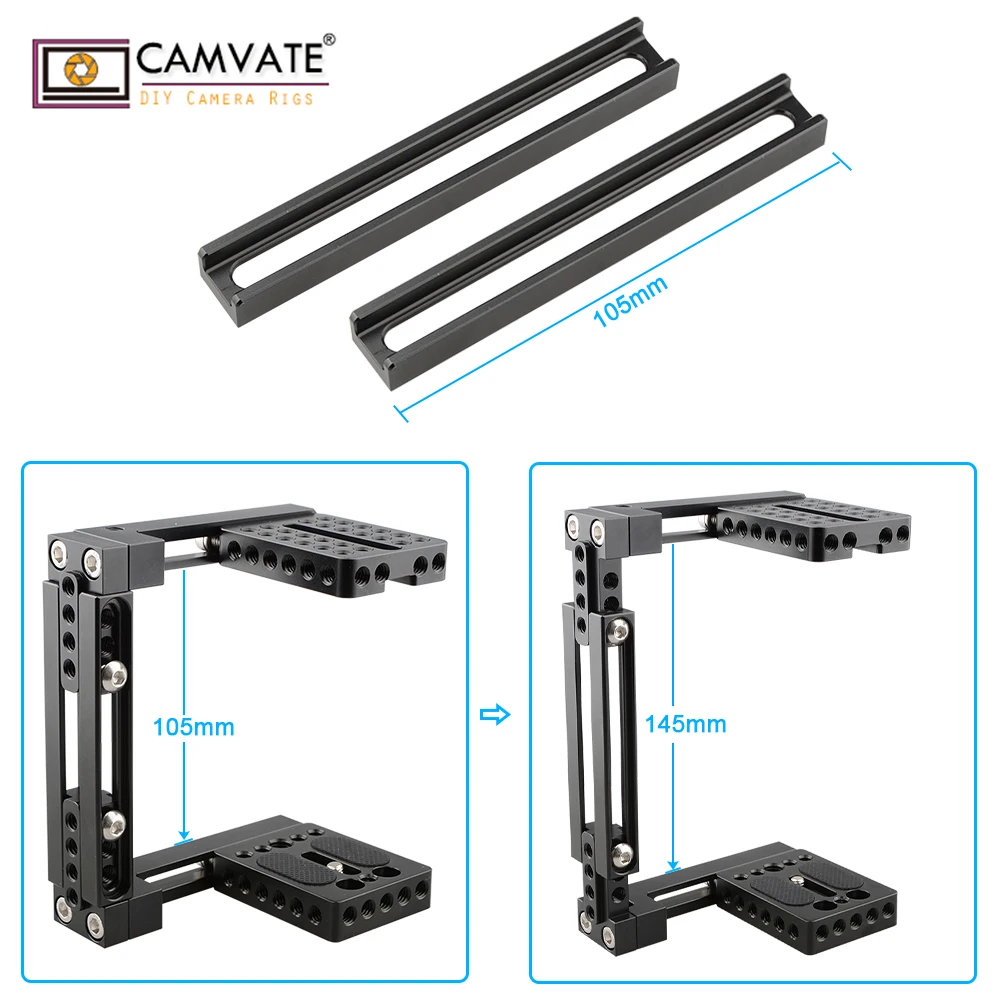 CAMVATE Dual-use Adjustable Cage for 80D GH5 (Basic) C1722 camera photography accessories