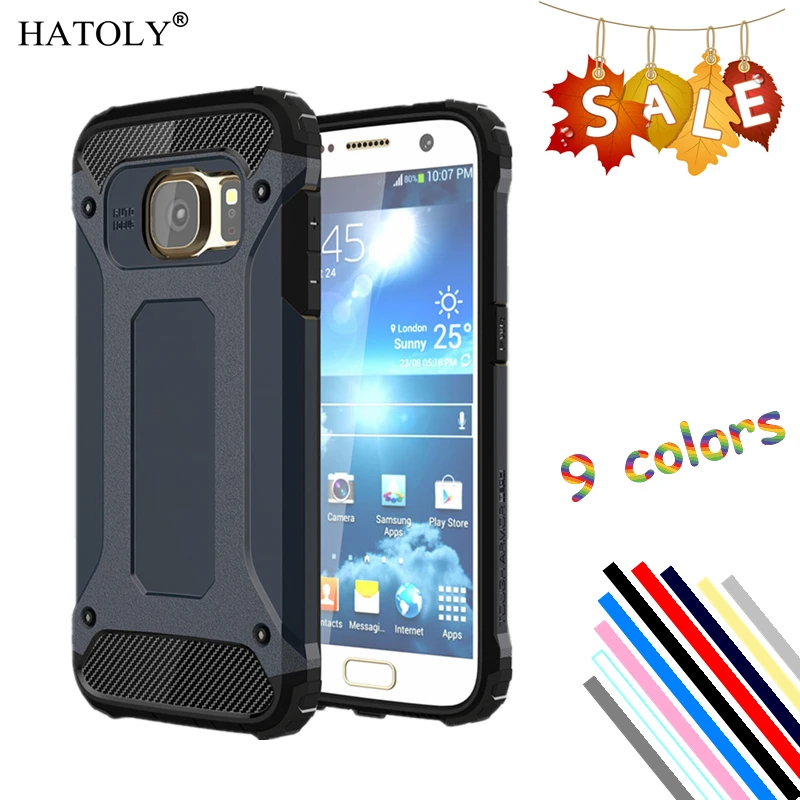 

For Samsung Galaxy S7 Phone Case G9300 Silicone Cover For Samsung S7 Case Shockproof Slim Hard Tough Rubber Dual Layer Armor