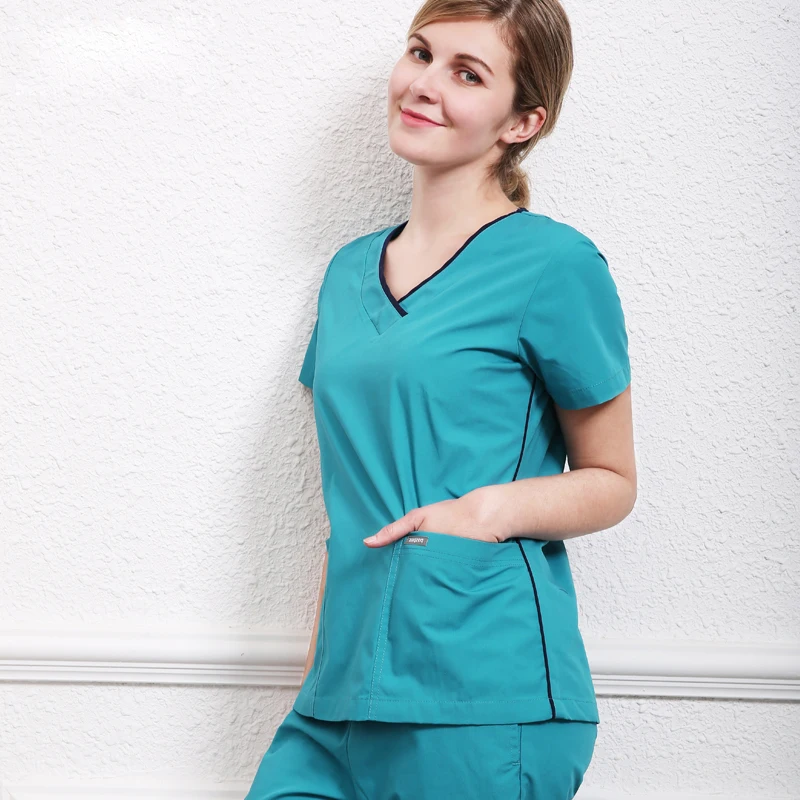 Sanxiaxin медицинская одежда скраб наборы доктора медсестры с коротким рукавом униформы стоматология оральная клиника домашнее животное доктор рабочая одежда в целом