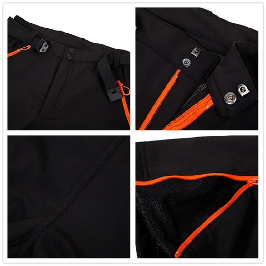 De invierno Softshell Pantalones deportiva al aire libre senderismo trekking camping escalada esquí térmica femenina Pantalones vb043