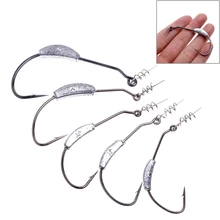 Рыболовные Кривошипные колючие свинцовые офсетные приманки Крючки мягкие приманки шпильки снасти набор аксессуаров