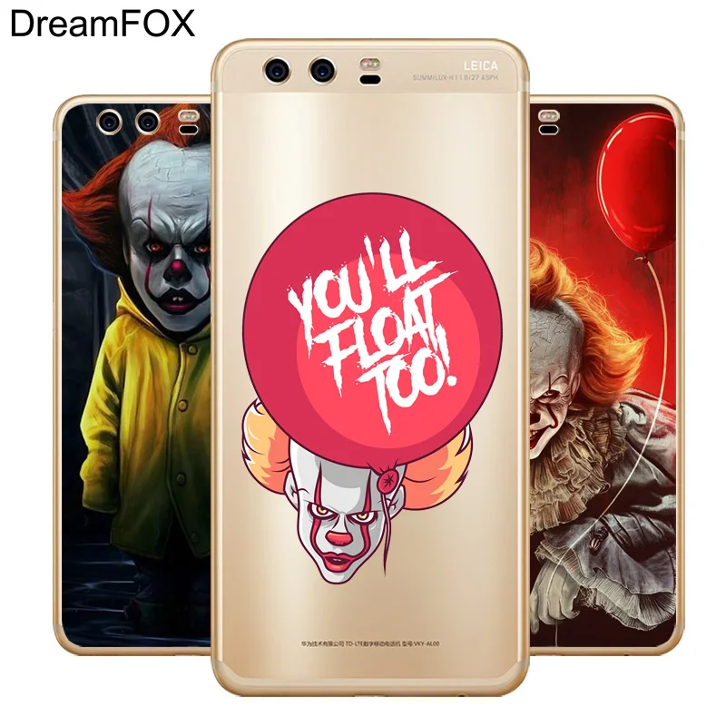 Мягкий силиконовый чехол DREAMFOX L604 Stephen King S It из ТПУ для huawei P8 P9 P10 Lite Plus 2017 Honor 8 Pro 9 6X |