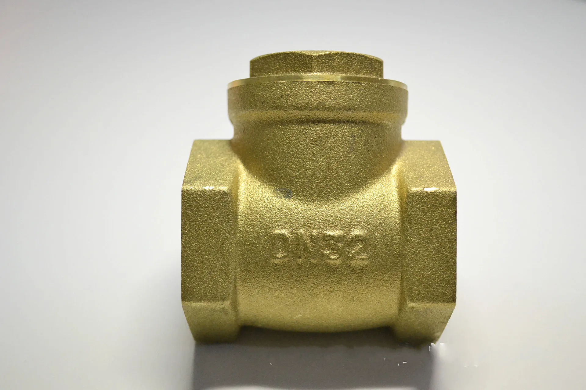 DN3" BSPP поворотный обратный клапан предотвращает обратный поток воды золотой