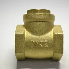 DN3" BSPP поворотный обратный клапан предотвращает обратный поток воды золотой