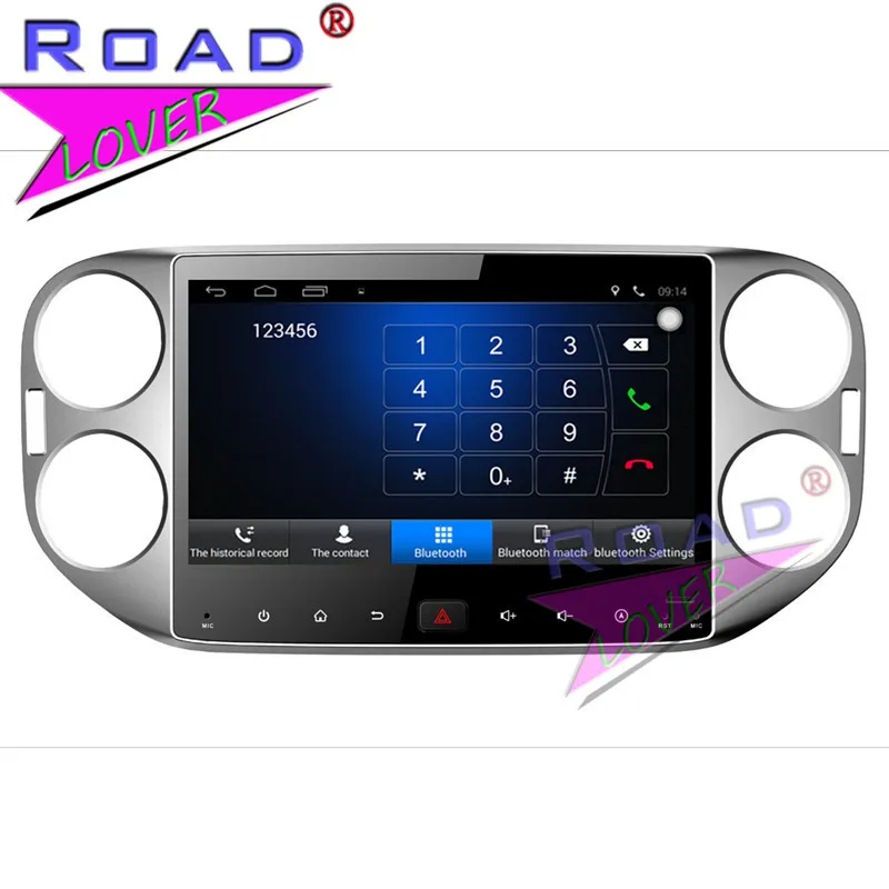 Автомобильный плеер TOPNAVI с GPS навигацией Android 6 0 2 Гб + 32 ГБ MP3 для VW Tiguan 2015 стерео