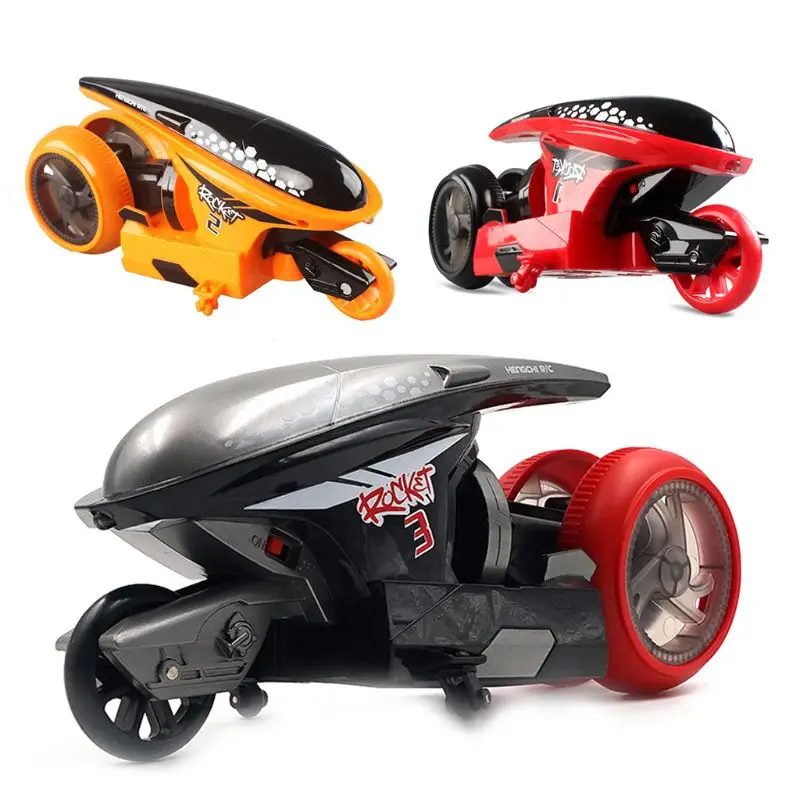 

Stunt Remote Control Motorcycle Deformation 2.4G Car Space Drift Light Package Charging Concept Flip Cars