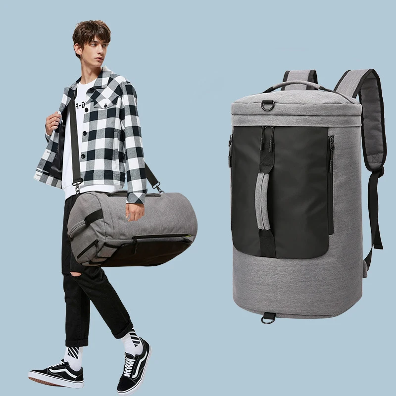 

35L Gym Bag Multifunction Men Sports Bags Woman Fitness Bags Laptop Backpacks Hand Travel Storage Bag With Shoes Pocket Traning