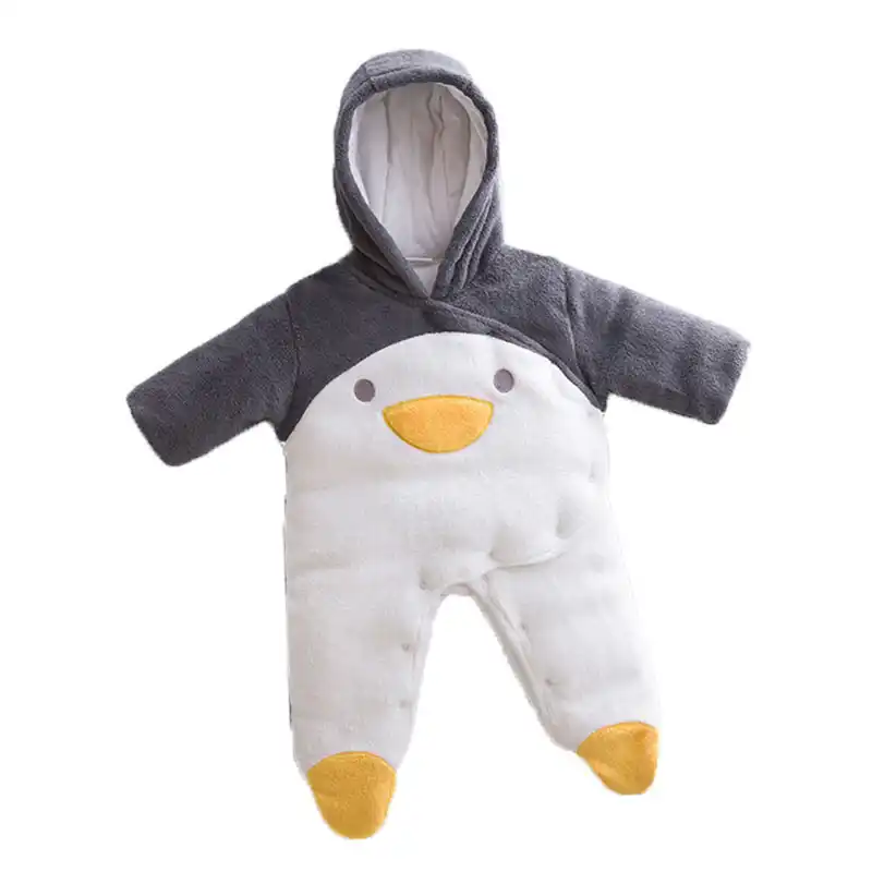 penguin snowsuit baby