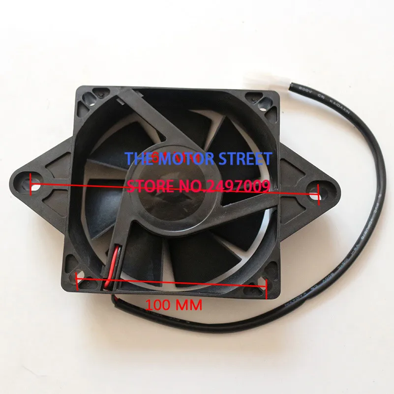 OTOM 200cc 250cc 300cc Motorcycle Cooling Fan 120mm Dirt Pit Bike Motocross ATV Quad Oil Cooler Water Radiator Electric 12V