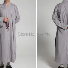 Хлопковая одежда для буддийских монахов в стиле унисекс; сезон лето-весна; одежда в стиле Дзен-буддизм; одежда для медитации; платье для единоборств; платье костюмы серого цвета