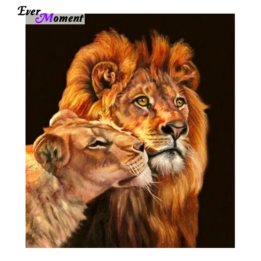 

Home decorative needlework Lion couple 3D 60x80 DIY diamond embroidery painting square rhinestone diamond mosaic Gift ASF412