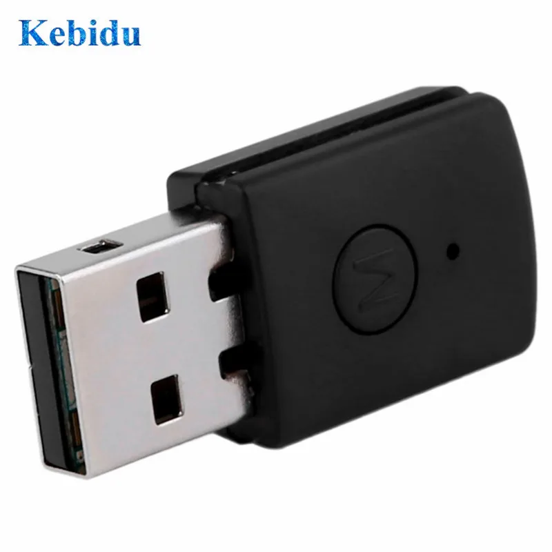 KEBIDU Bluetooth 4,0+ EDR USB Bluetooth беспроводной USB адаптер 3,5 мм ключ последняя версия использования для PS4 Для bluetooth-гарнитуры