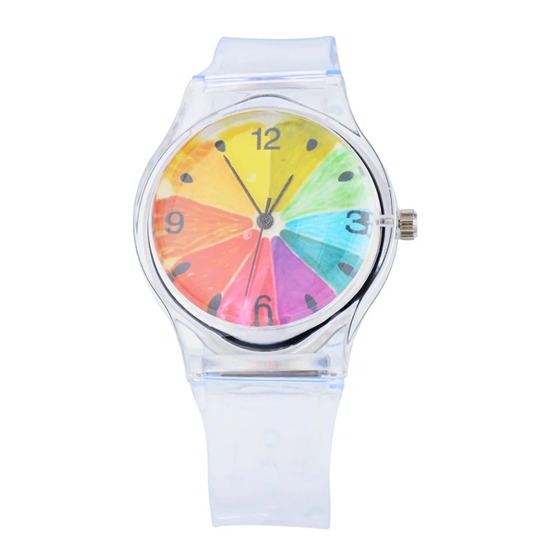

FUNIQUE 2018 Transparent Silicone Watches Women Sport Casual Crystal Quartz Wristwatches Ladies Watch Clock Cartoon Reloj Mujer