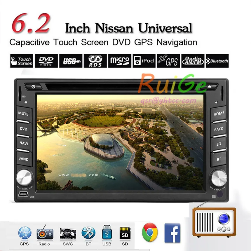 Новый 6 2 'ɲ-DIN Автомобильный dvd-плеер радио/BT/стерео/аудио GPS навигация