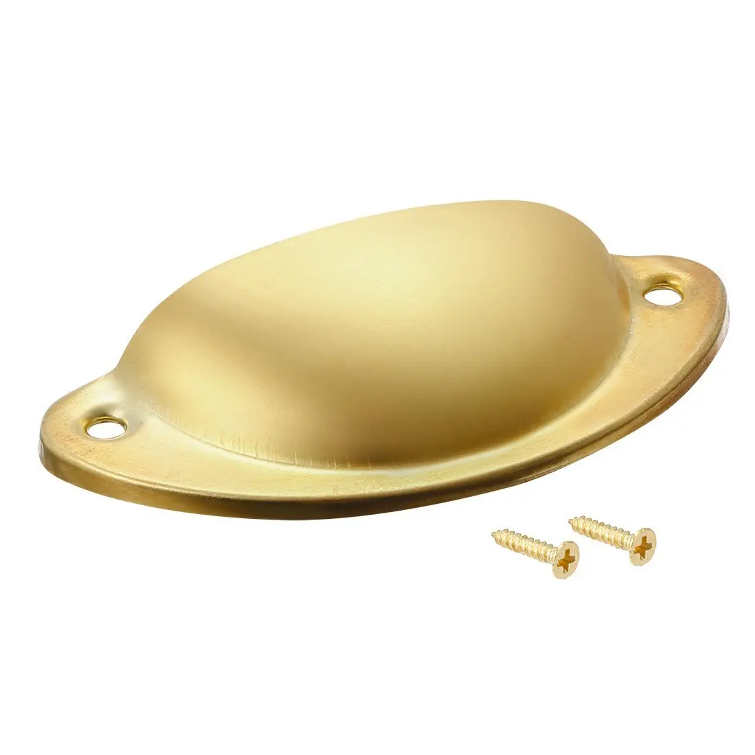 10 pcs Gold Tone Cup Shell Shaped Pull Drawer Kitchen Cabinet Handle 66mm Hole Centers Drop Shopping | Обустройство дома