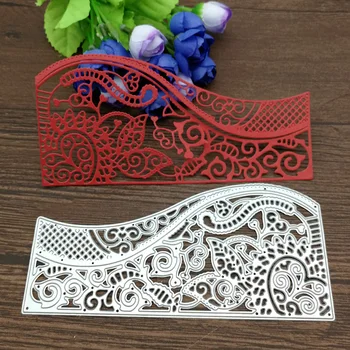

Hollow Lace Border Metal Cutting Dies Stencils For Card Making Decorative Embossing Suit Paper Cards Stamp DIY