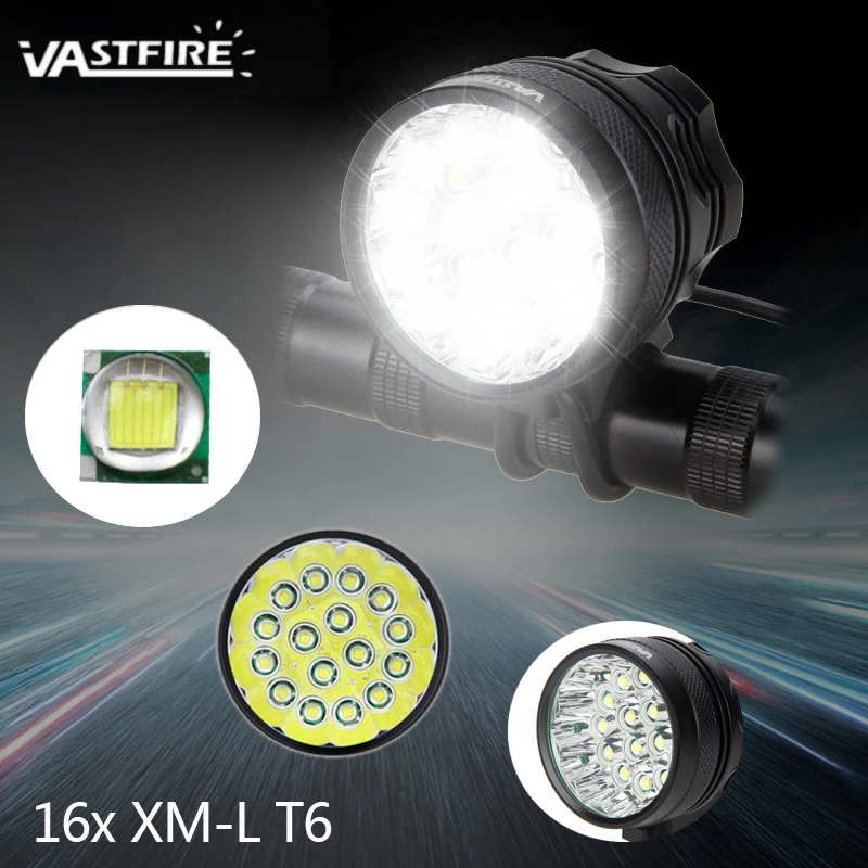 Perfect Rechargeable 12000mAh Battery 30000lm 16x XML T6 LED 3Modes Bicycle Light Led Bike front Light Headlight Lamp Bike Accessories 3 Perfect Rechargeable 12000mAh Battery 30000lm 16x XML T6 LED 3Modes Bicycle Light Led Bike front Light Headlight Lamp Bike Accessories 3