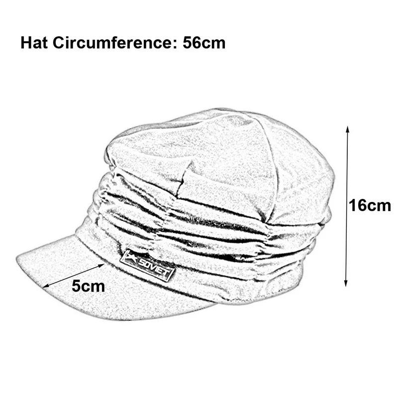 Женская модная плиссированная Кепка, Повседневная шляпа с полями для путешествий, Женская остроконечная шапка, вязаная шапка-носок, плиссированная шляпа от солнца для девушек