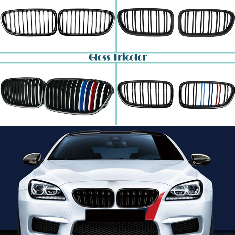 Best Carbon Fiber Black Front Bumper Racing Grills Kidney Grilles For BMW F10 F11 F18 5 Series 520i 523i 525i 530i 535i M Performance
