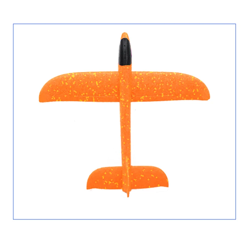 Мини-пенопластовый самолет открытый ручной запуск Glider самолет пена летающий самолет DIY игрушки головоломка модель подарок забавные игрушки для детей# E - Цвет: SC748-orange