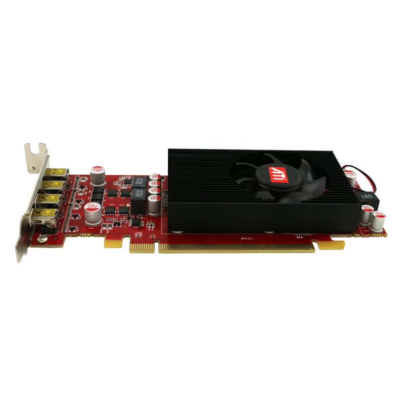 VEINEDA многоэкранный Дисплей карты R7 350 2 Гб GDDR5 128Bit PCI Express 0 4DP для низкий профиль ПК