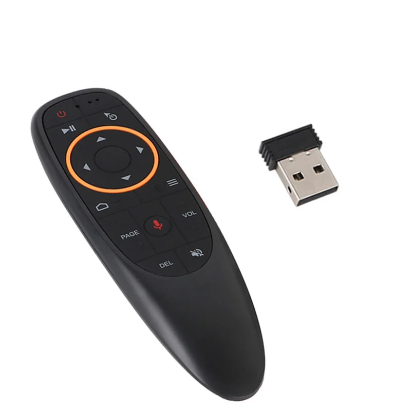 

2.4GHz Wireless G10s Mini Fly Air Mouse Remote Control For Android Tv Box With Voice Control For Gyro Sensing Game