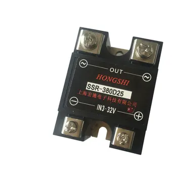 

Single Phase AC Solid State Relay 25A SSR-380D25 DC Control AC