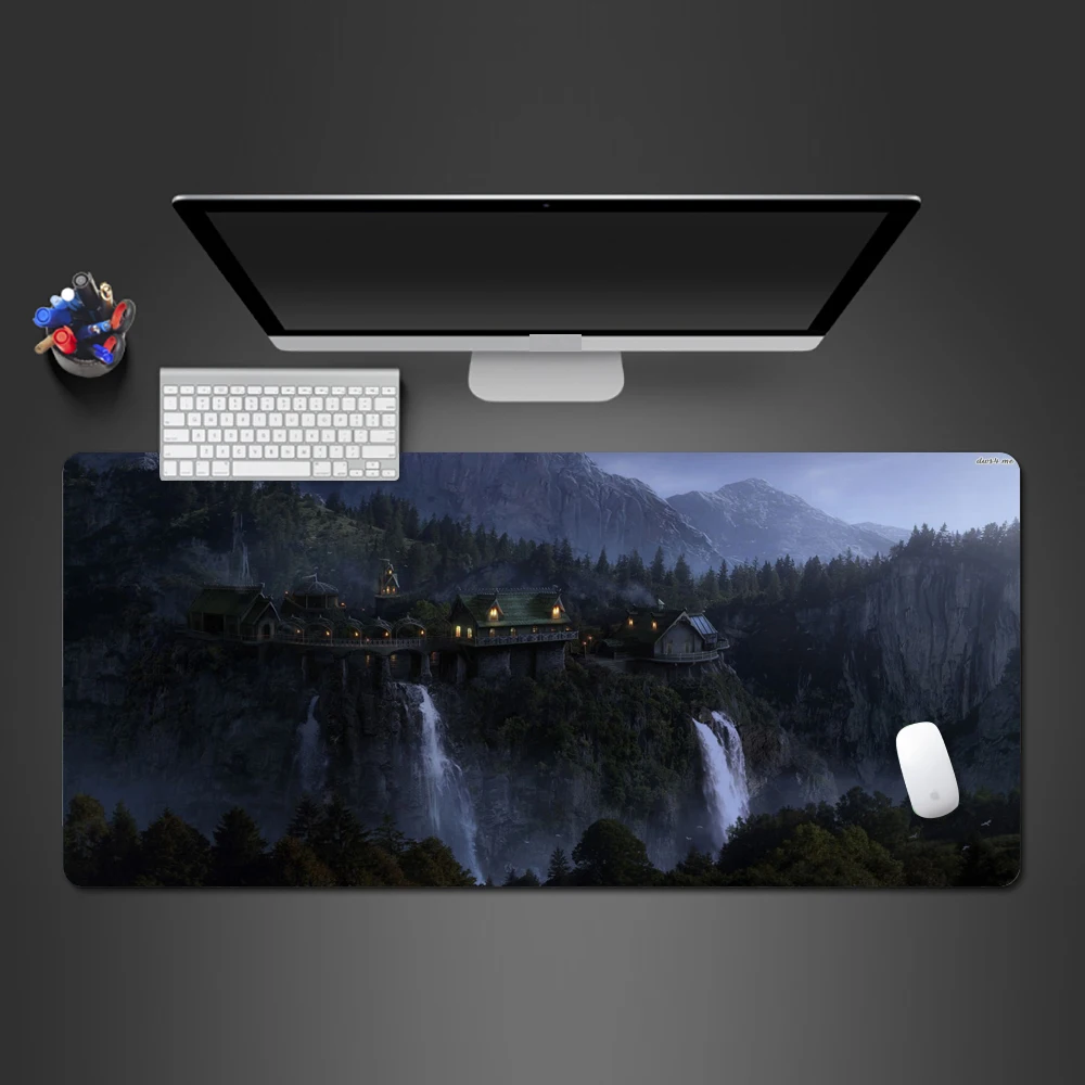 

Mousepad Game Player's Hot Cool Competition Large Mouse Pad Natural Rubber Notebook Office Professional Computer Keyboard Mat