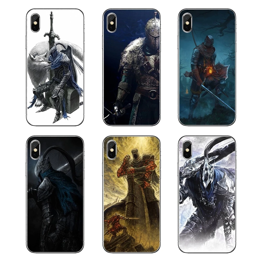 Мягкие прозрачные чехлы обложки безымянный король Dark souls 3 с изображением игры