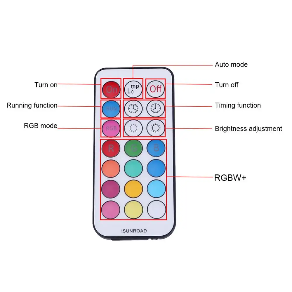 A80 r80led лампы rgbw свет E27 B22 85-265 В светодиодные лампы 10 Вт RGB + белый несколько Цвет С timming Дистанционное управление Lampara светодиодов