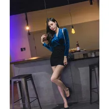 Модные Бархатные Топы с длинным рукавом и v-образным вырезом, повседневная однотонная женская футболка, осенняя Весенняя бархатная футболка, женская тонкая футболка