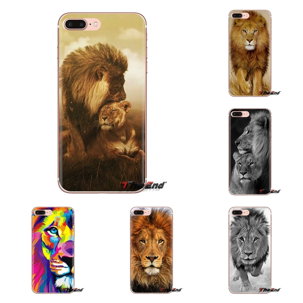Чехол для телефона Huawei G7 G8 P7 P8 P9 P10 P20 P30 Lite Mini Pro P Smart Plus 2017 2018 2019 лев Король золотые