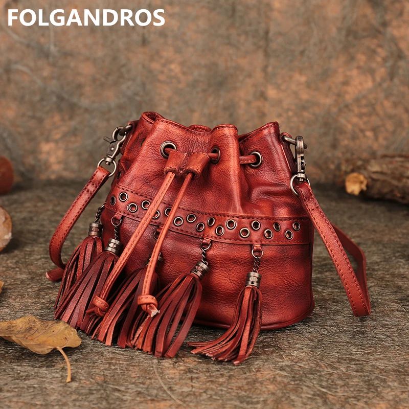 

Women's Natural Leather Shoulder Bag 2018 Brand Original Handmade Genuine Leather Handbag Vintage Casual Messenger Crossbody Bag