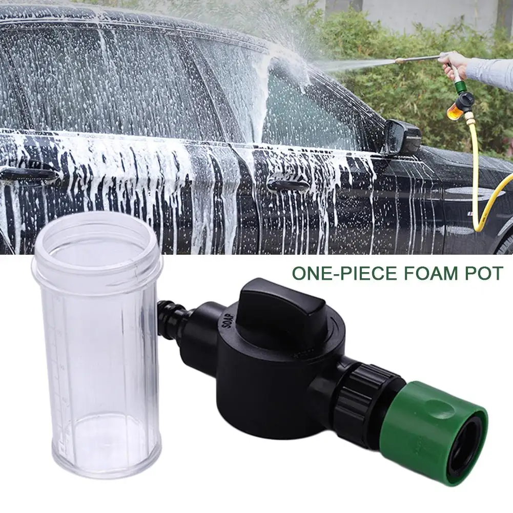 

100ml 3 Level High Pressure Car Washer Snow Foam Lance Soap Foam Generator With Adjustable Sprayer Nozzle Jet Water Gun