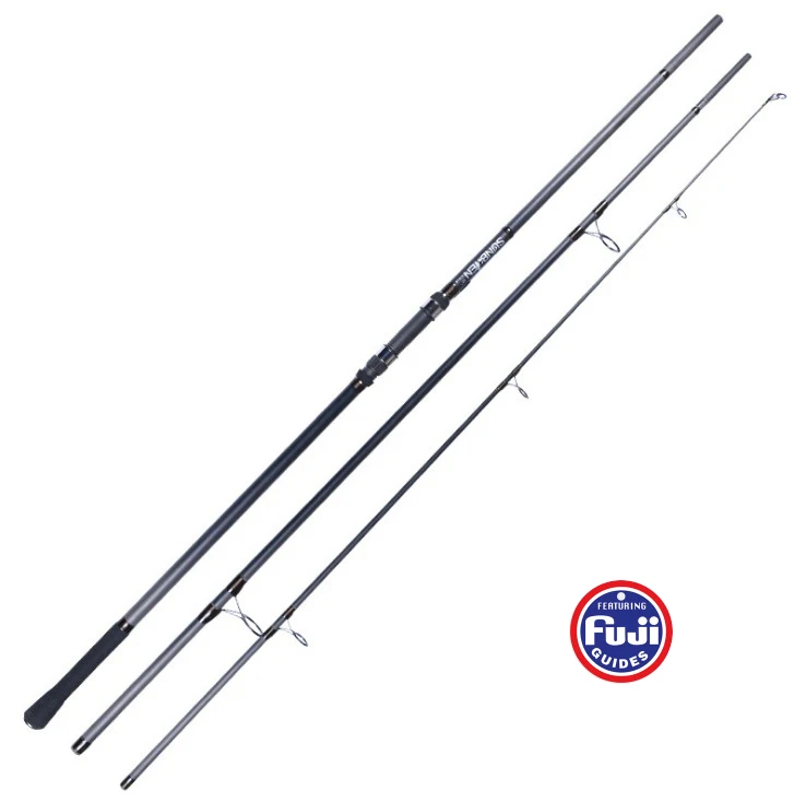 3.6 M/3.9 M FUJI moulinet siège coulée poids 50-200g 3 sections européenne SURF canne à pêche en carbone Distance canne à lancer