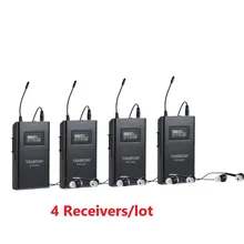Горячая 4 шт./лот TAKSTAR WTG-500 один приемник(в том числе наушники) беспроводной гид системы 4 приемников только+ наушники-вкладыши