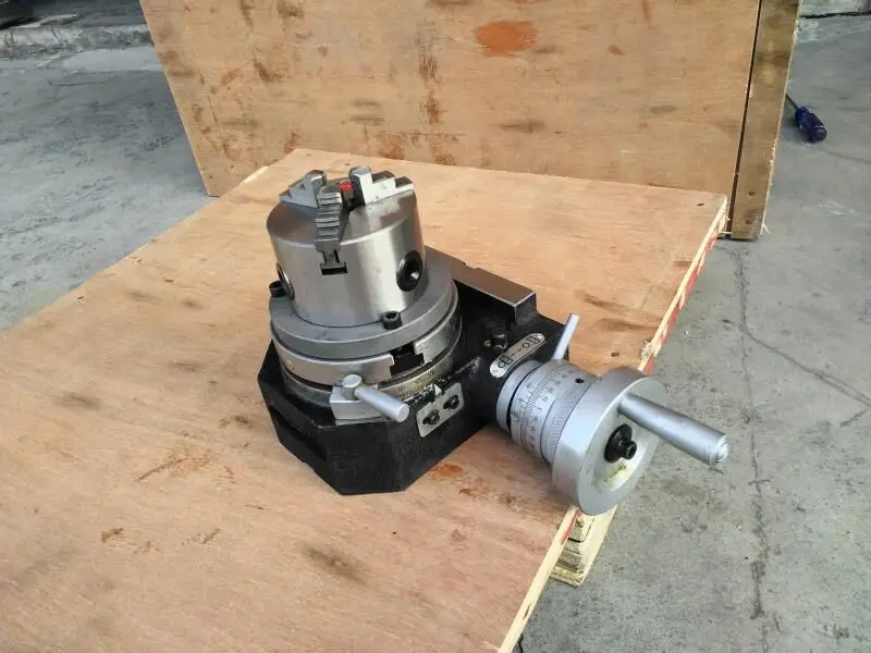 HV4 rotary table + chuck milling machine rotary table HV4in