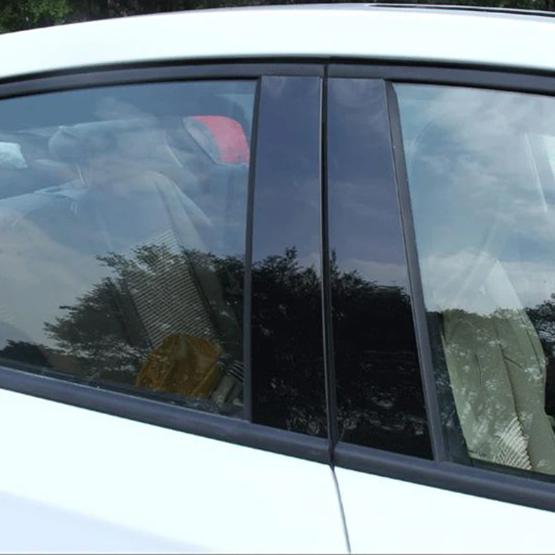 10x Автомобильная ПК пластиковая оконная стойка столбы отделка крышки декор для Mazda 3 AXELA 14-17