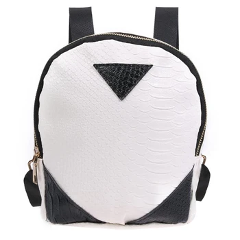 

Pu Leather Ladies Backpack Solid Student Backpack Female Ladies Primary School Bag