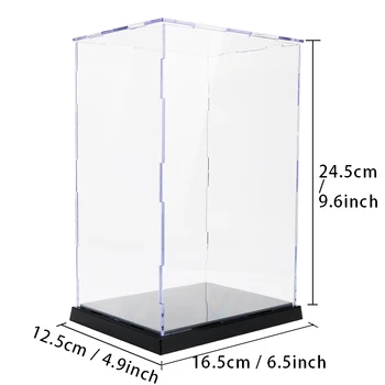 

Transparent Acrylic Display Box Dustproof Toy Protector Action Figure Display Case Showing Model DIY Building Kits Children Toys