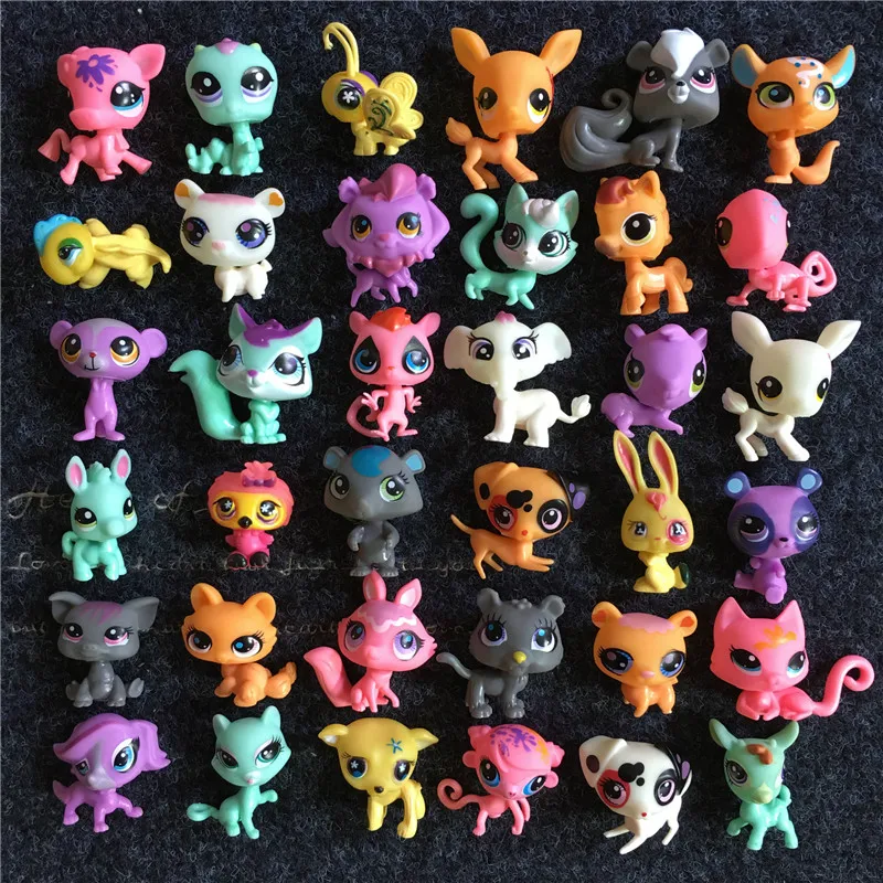 

20pcs/set Action Figure Toys Little Pet Anime figure Toy Animal Cat dog Figures Kids toys dolls lol brinquedos