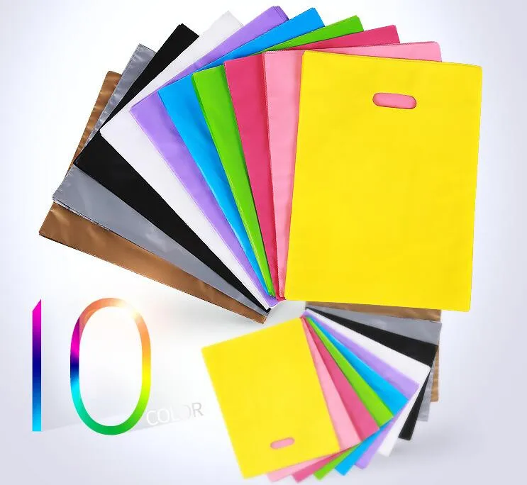 20x26cm + Personalized logo plastic bag printing logo for shopping bag plastic shopping bag with