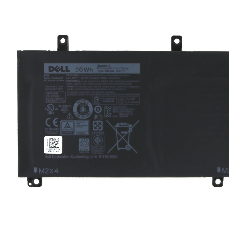 Сменный аккумулятор для ноутбука Dell Precision XPS 15 9550 15 5510 batteria RRCGW 062MJV 62MJV M7R96 11,4 V 56Wh